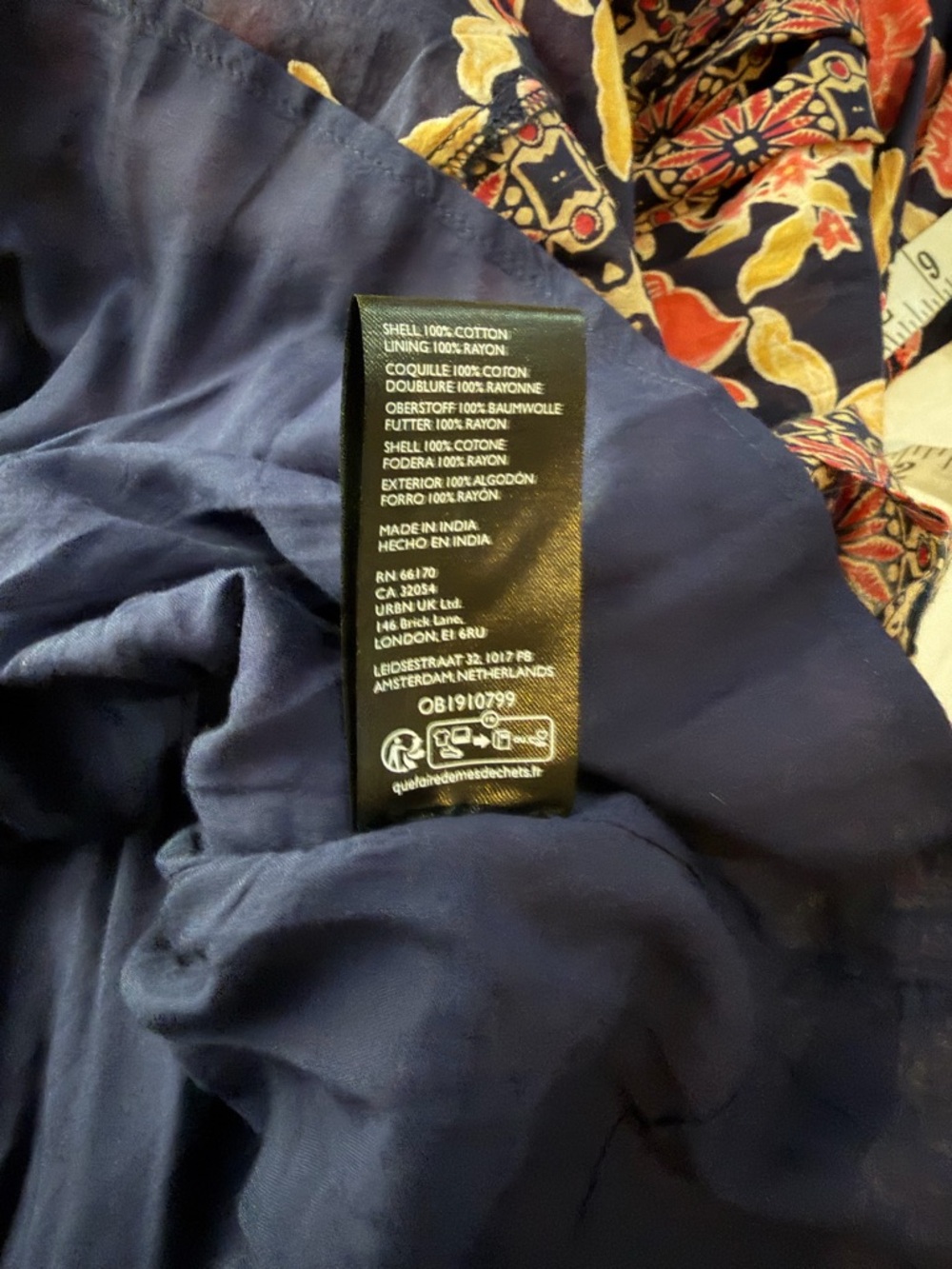 NWT FREE PEOPLE A‎ New Way Maxi Dress Navy Combo Pink S - Picture 9 of 15